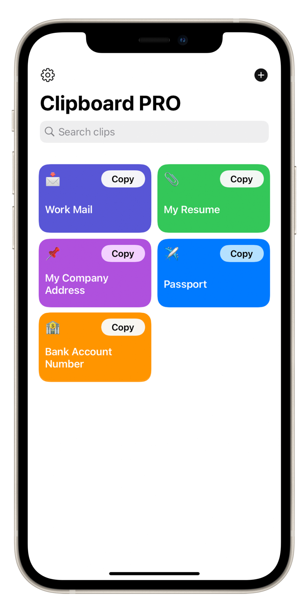 Clipboard PRO Fast access to your iOS and MacOS most used content